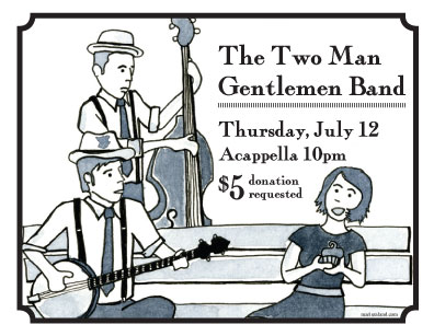 The Two Man Gentlemen Band @ Acappella Pub