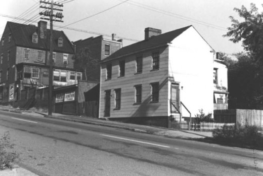 N. 25th St., Between Franklin and Grace October 1954