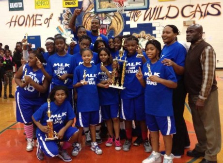 MLK Girls Basketball team 2013-2014