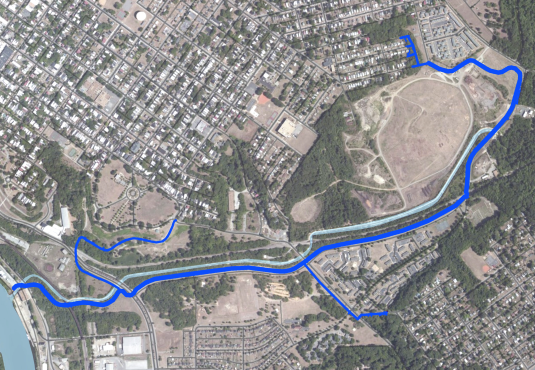Proposed Gillie's Creek Greenway